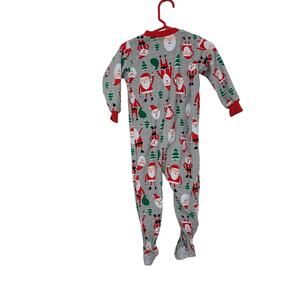 Carters Baby 24 Months Santa Footie PJ s and bundle of four baby onesies 24 m